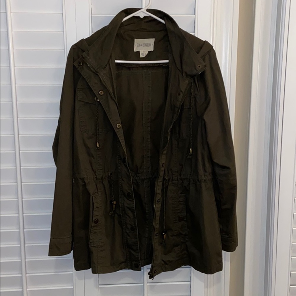 army green utility jacket